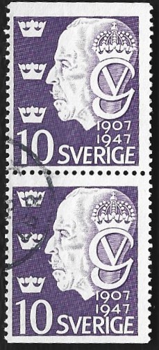 [The 40th Anniversary of the Reign of Gustav V, type CU]