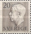 [King Gustaf VI Adolf of Sweden  - New Engravement with Imprint, tip EE11]