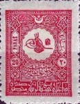 [Firma del sultán Abdul Hamid II. Correo interior., tipo T2]