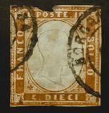[King Victor Emmanuel II - This Issue Vary Greatly in Colour, type D3]
