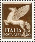 [Serie Imperiale, soggetti allegorici, posta aerea - Filigrana: Corona Tipo 11 , Scrivi EI]