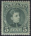 [King Alfonso XIII - Blue Control Numbers on Backside, tip AT1]