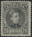 [King Alfonso XIII - Blue Control Numbers on Backside, tip AT4]
