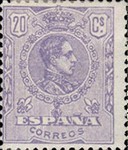[King Alfonso XIII - Different Colors, Typ BG27]
