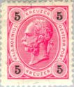 [Emperor Franz Josef I, 1830-1916 - Granite Paper. Numerals in Black, type N3]