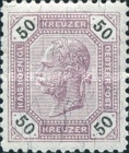 [Emperor Franz Josef I, 1830-1916 - Black Numerals on White Background, type P4]