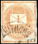 [Newspaper Stamp b- See also No.20, typ E2]