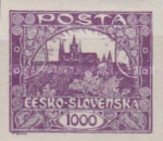 [Definitives - "ČESKO-SLOVENSKÁ" Above Value, Scrivi H6]