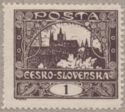 [Definitives - "ČESKO-SLOVENSKÁ" Above Value, Scrivi G1]