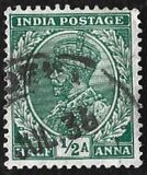 [King George V, 1865-1936 - Inscription "INDIA POSTAGE", प्रकार XBX]