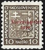 [Czechoslovakian Postage Stamps Overprinted "Slovenský štát 1939", type A1]