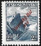 [Czechoslovakian Postage Stamps Overprinted "Slovenský štát 1939", type A15]