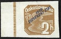 [Czechoslovakian Newspaper Stamps  Overprinted "1939 - SLOVENSKŶ ŠTAT", type D]