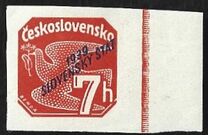 [Czechoslovakian Newspaper Stamps  Overprinted "1939 - SLOVENSKŶ ŠTAT", type D2]