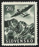 [Airmail - Airplanes over Mountain Landscapes, loại M]