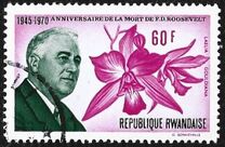 [The 25th Anniversary of the Death of Franklin D. Roosevelt, 1882-1945, type JW]