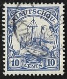 [The Kaiser's Ship "Hohenzollern" - Value in "Cent" & "Dollar", type E3]