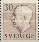 [King Gustaf VI Adolf of Sweden & Tree Crowns - Without Imprint, Typ DB15]