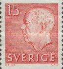 [King Gustaf VI Adolf of Sweden - White Numerals, with Imprint, Typ FA]