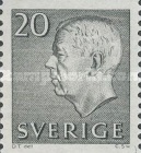 [King Gustaf VI Adolf of Sweden - White Numerals, with Imprint, Typ FA3]