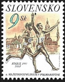 [The 6th World Championship in the Half Marathon, Koice 1997, typ HA]