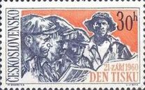 [The 40th Anniversary of Newspaper Rude Pravo, type YT]