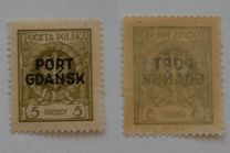 [Polish Postage Stamps Overprinted "PORT GDAŃSK", type A3]