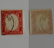 [King Victor Emmanuel II - This Issue Vary Greatly in Colour, tegund D10]
