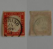 [King Victor Emmanuel II - This Issue Vary Greatly in Colour, tegund D10]
