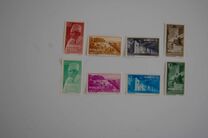[Sultan Mohammed V & Local Motifs - Inscription "MARRUECOS", type A]