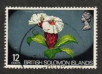 [Flora and Fauna - Issues of 1972, 1973 and 1975 with Bar Imprint on "British", type EA1]