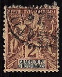 [Inscription: "GUADELOUPE ET DEPENDANCES", 类型 G1]