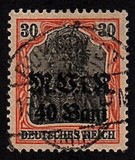 [German Empire Postage Stamps Surcharged & Overprinted "M.V.i.R.", type B3]
