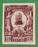 [President Nord Alexis - External Mail - Overprinted "1804 POSTE PAYE 1904", Tip O5]