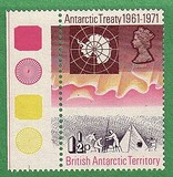 [The 10th Anniversary of the Antarctic Treaty, type X]