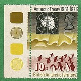 [The 10th Anniversary of the Antarctic Treaty, type AA]