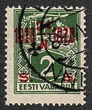 [Stamps of 1922-1925 Surcharged in Red or Black, type AB]