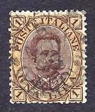 [King Umberto I - New Drawing, Value in Corners, тип U]