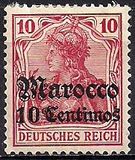 [German Empire Postage Stamps Surcharged, type C2]