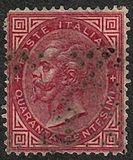[King Victor Emmanuel II, 1820-1878  - New Design, Tüüp I]