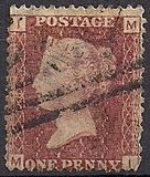 [Queen Victoria - Colored Control Letters in Corners, type I]