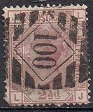 [Queen Victoria - Colored Control Numbers in Corners, प्रकार V]