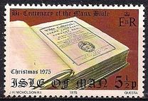 [Christmas Stamps - The 100th Anniversary of the Manx Bible, տեսակ BA]