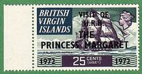 [No. 206 & 213 Overprinted "VISIT OF H.R.H THE PRINCESS MARGARET 1972", Typ DY1]