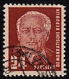 [President Wilhelm Pieck - New Watermark, ประเภท I4]