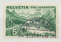 [Pro Juventute - Landscapes - Alexander Vinet, प्रकार JH]