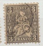 [Helvetia - New Design - Value in Corners - White Paper, प्रकार K1]