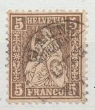 [Helvetia - New Design - Value in Corners - White Paper, प्रकार K2]