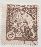 [Definitives - The 1st Anniversary of Czezhoslovak Independence, type J18]