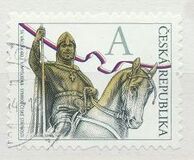 [St Wenceslas by J.V.Myslbek, 1848-1922 – Symbol of the Czech Statehood. Self Adhesive Stamp, տեսակ AAM]